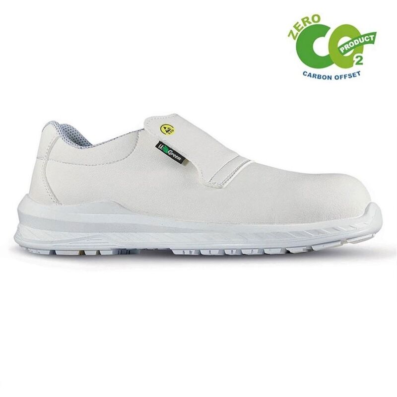 foto del prodotto scarpe antinfortunistiche upower cliff s2 green line bianca 48