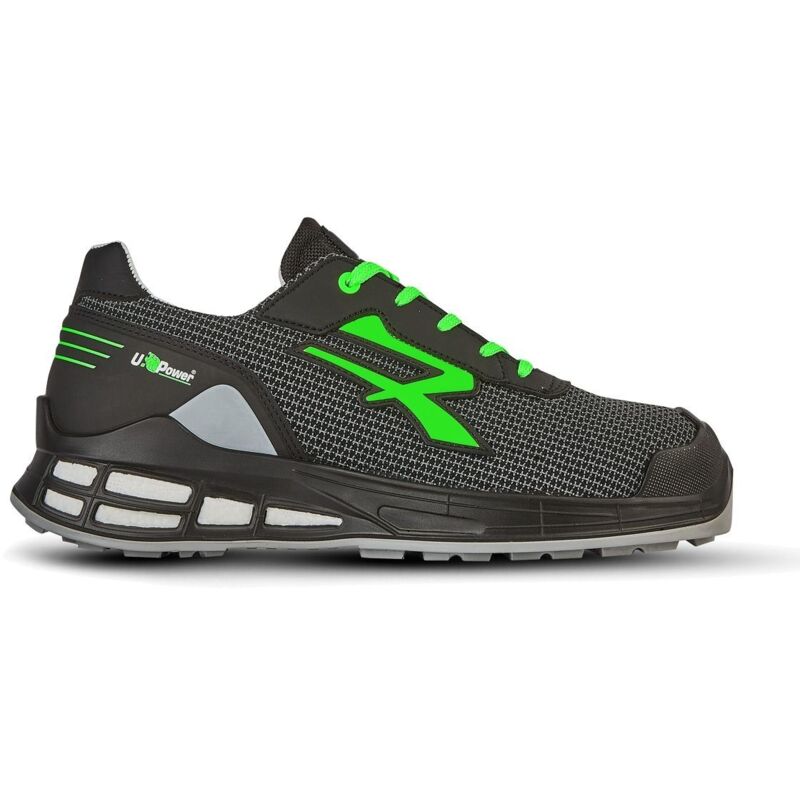 foto del prodotto scarpe antinfortunistiche upower dakota s3 red premium nero verde 41