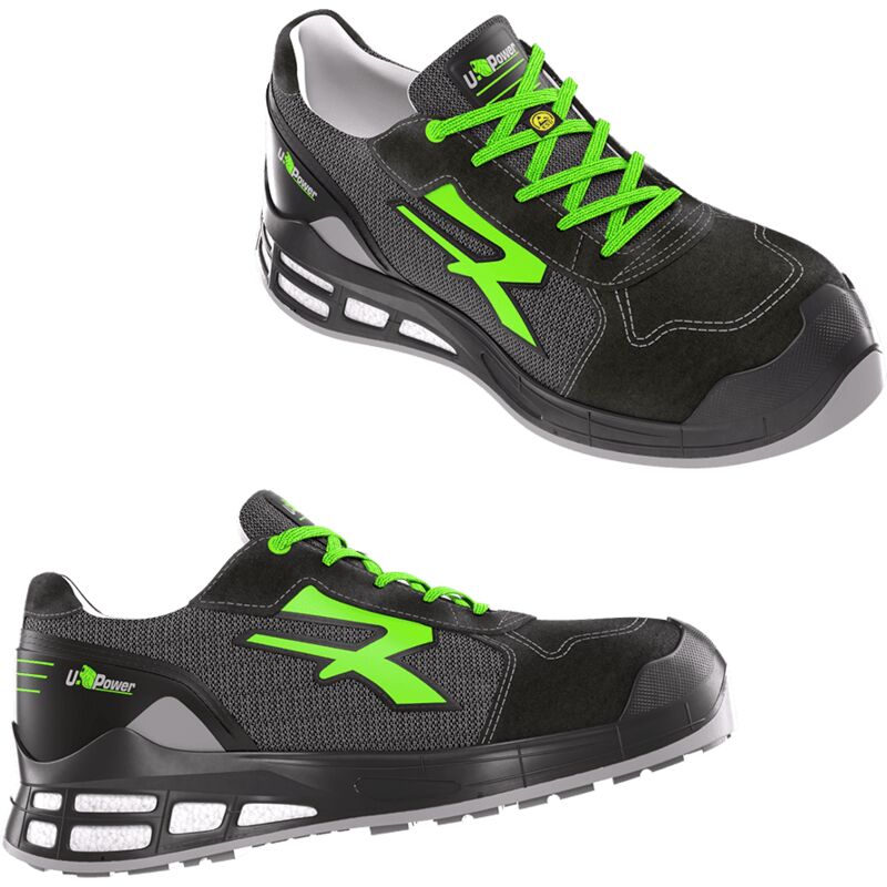foto del prodotto scarpe antinfortunistiche upower egon red premium verde 38