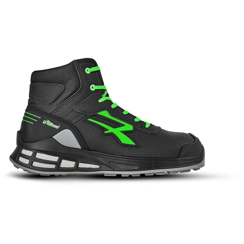 foto del prodotto scarpe antinfortunistiche upower kent s3 red premium nero verde 39
