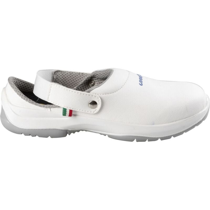 foto del prodotto scarpe antinfortunistiche zoccolo metal free sb e a src numero 38 bianco goodyear