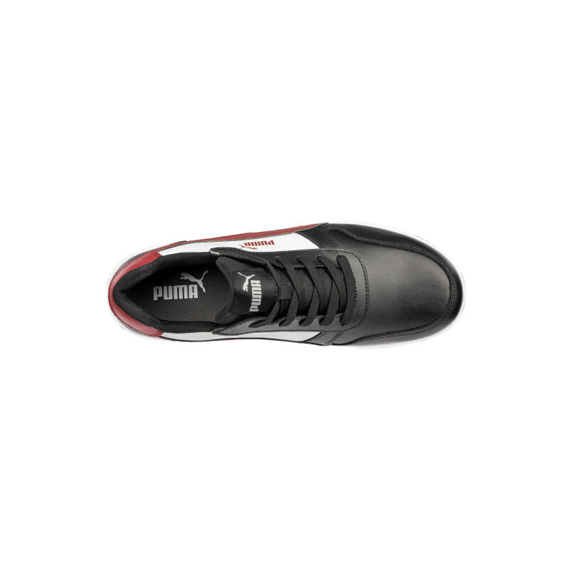 foto del prodotto scarpe basse puma frontcourt s3 blk wht red t.47 640200201000047