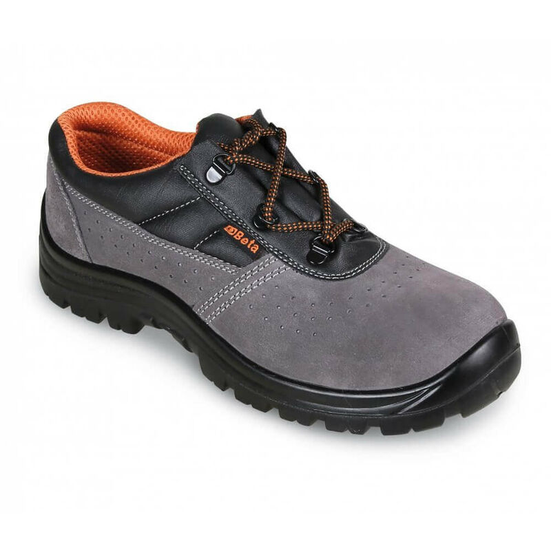 foto del prodotto scarpe basse scamosciate s1p con lamina n.47