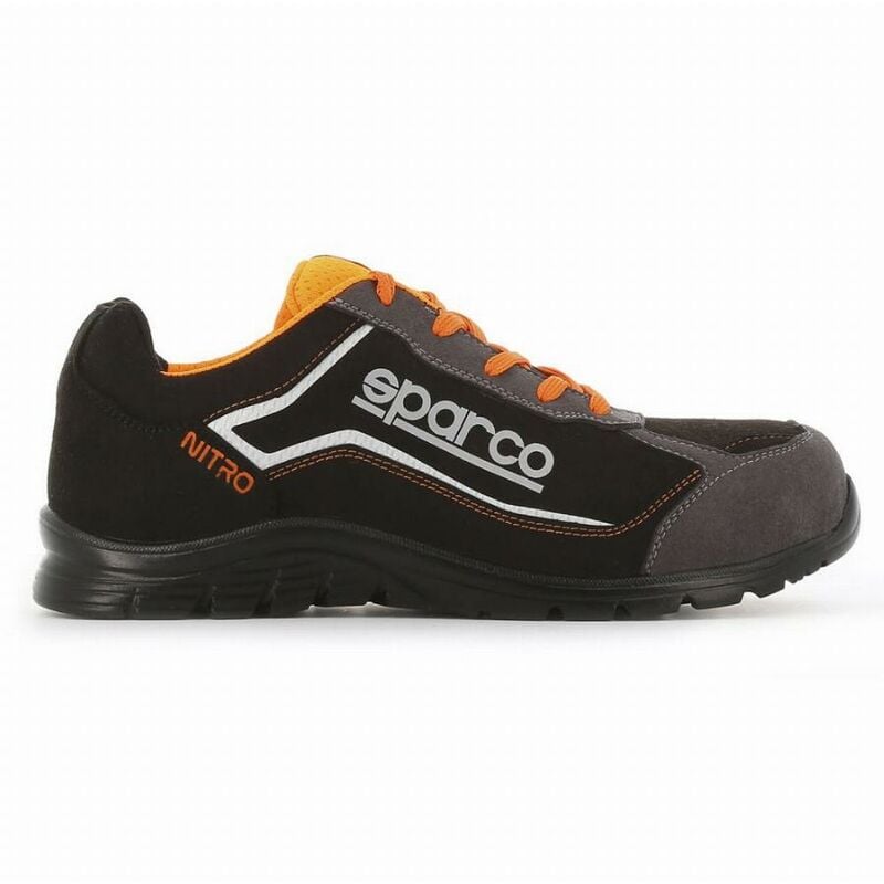 foto del prodotto scarpe basse sparco nitro s24 s3 arancio e nero misura 43 nitro 07522 nrgr 43