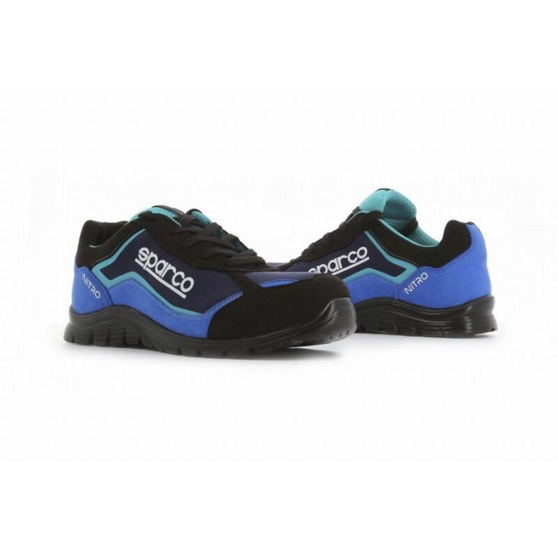 foto del prodotto scarpe basse sparco nitro s24 s3 - blu e nero - misura 48 - nitro 07522 nraz - 48