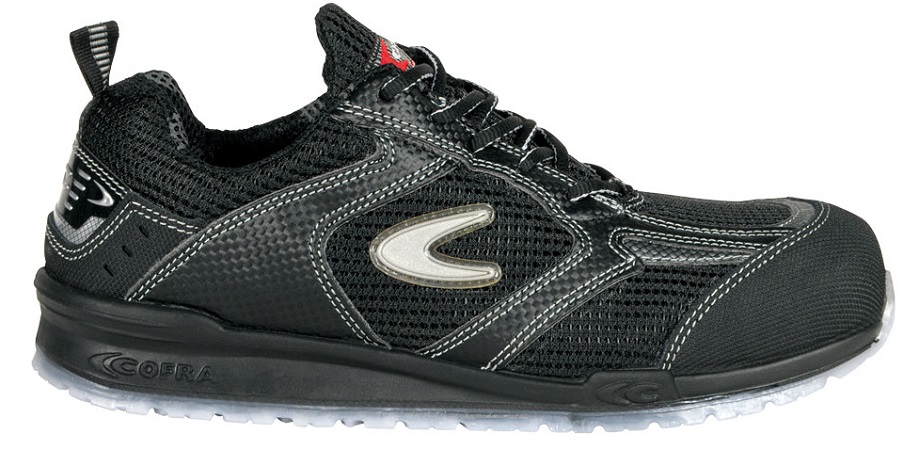 foto del prodotto scarpe cofra basse tela nera petri s1 psrc n.42