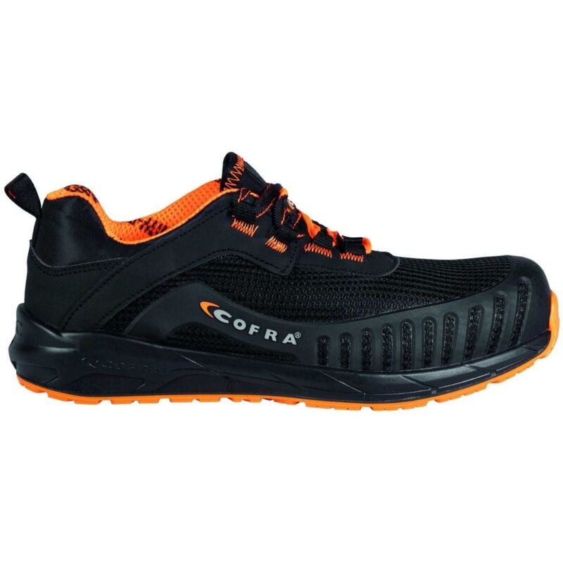 foto del prodotto scarpe cofra performance globet s1ps fo sr nero arancione 39