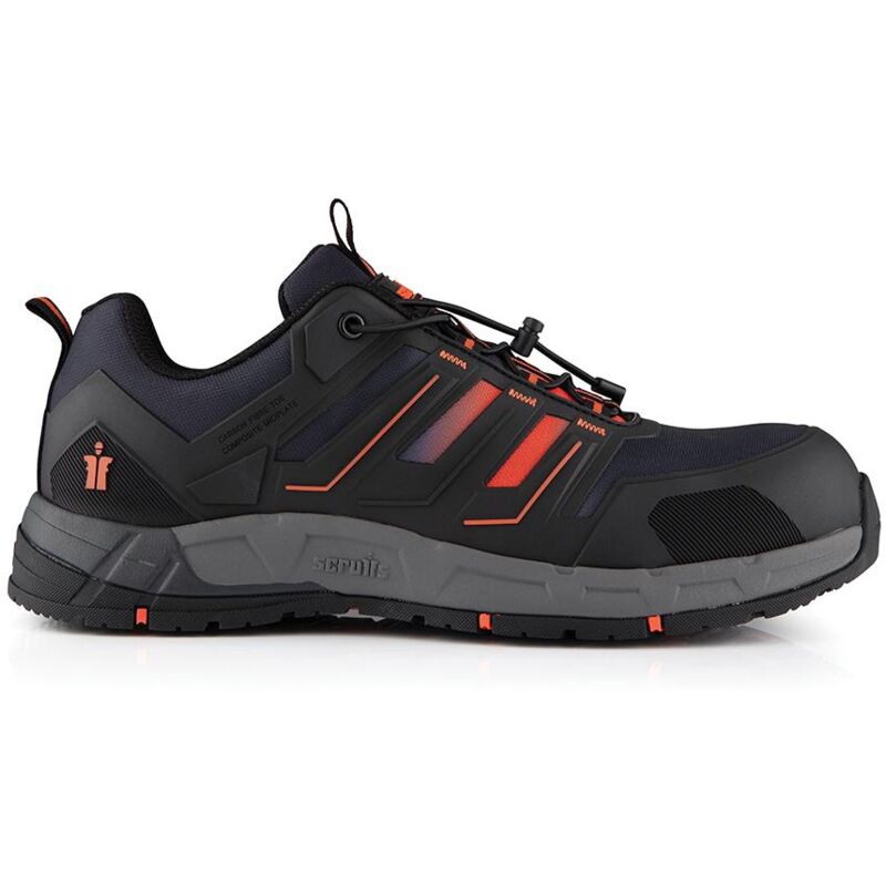 foto del prodotto scarpe da ginnastica antinfortunistiche air nero arancio numero 47 12 
