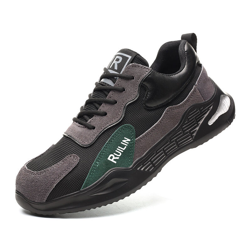 foto del prodotto scarpe da ginnastica indistruttibili con punta in acciaio, scarpe da uomo con punta in acciaio, scarpe antinfortunistiche da lavoro traspiranti,