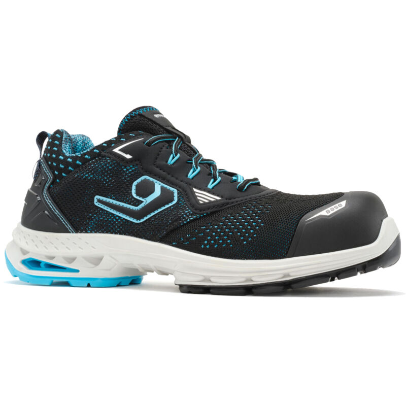 foto del prodotto scarpe da lavoro basse base sydney b1704c s1ps esd sc lg fo sr vegan 42 nero azzurro