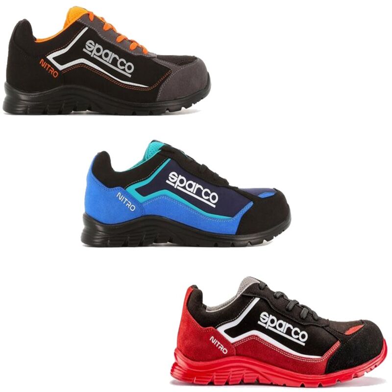 foto del prodotto scarpe da lavoro sparco nitro s3 src - 42 - nero azzurro