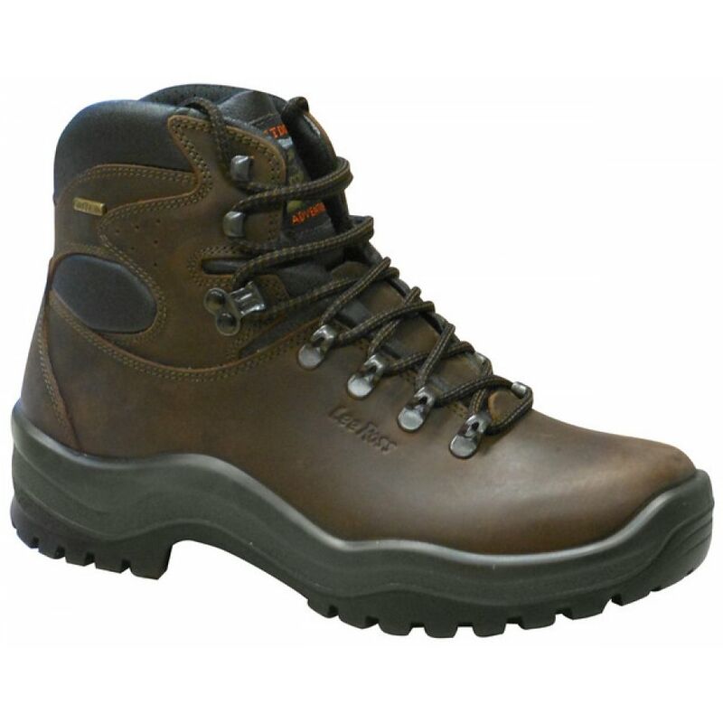 foto del prodotto scarpe da trekking in pelle suola in gomma lee ross 103g marrone 40 marrone