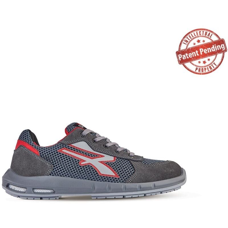foto del prodotto scarpe di sicurezza basse skat esd plus s1p src - grigio rosso 46