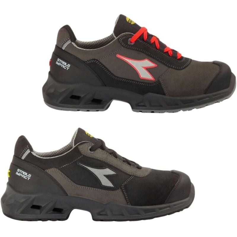 foto del prodotto scarpe diadora utility shark stable impact leat s3, misura 48 nero grigio c2680 