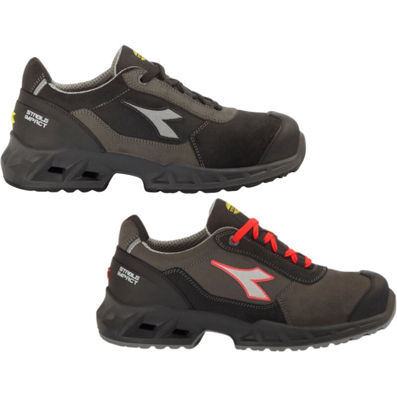 foto del prodotto scarpe diadora utility shark stable impact leat s3 nero rosso c4115 37