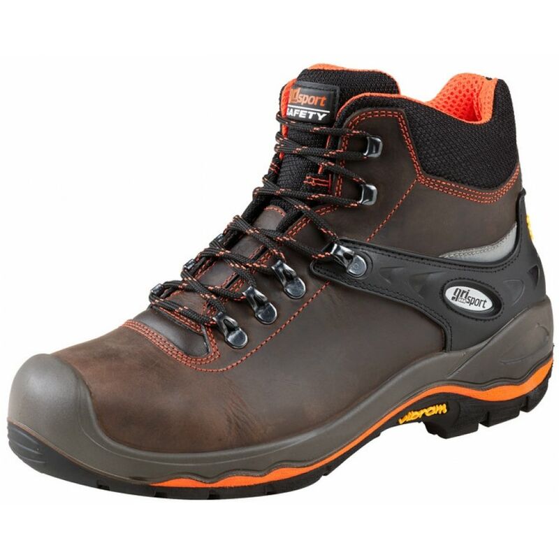 foto del prodotto scarpe in pelle dakar antinfortunistiche da lavoro marmolada - marrone 46 - marrone