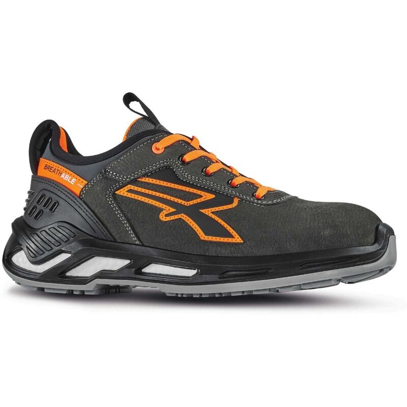 foto del prodotto scarpe upower red 360 - duke s3 grigio arancione 38
