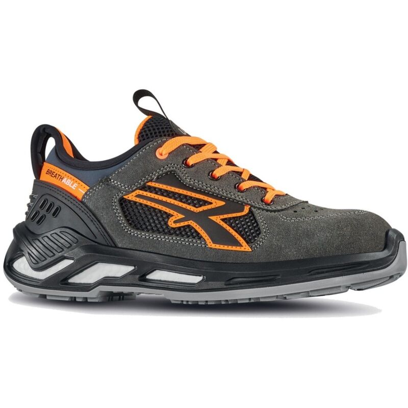 foto del prodotto scarpe upower red 360 ryder s1p grigio arancione 35