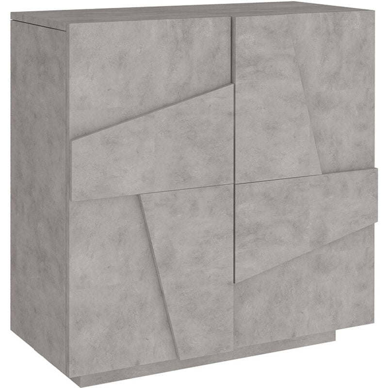 foto del prodotto scarpiera 2 ante battenti 81,2x39,2x86 cm ping cemento bronx