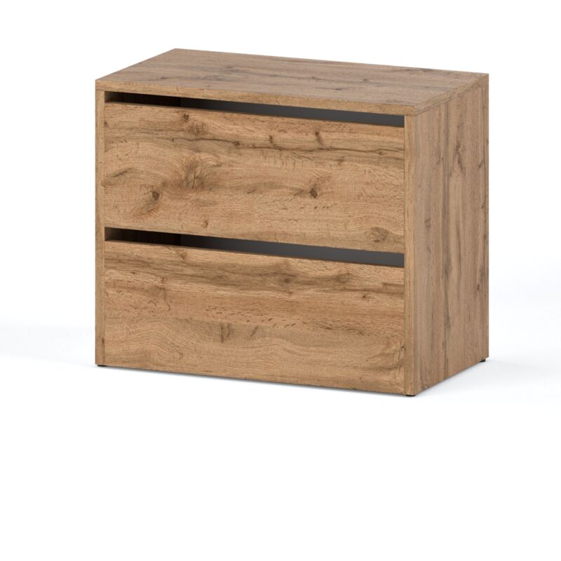 foto del prodotto scarpiera 60 cm rovere wotan con ante battenti