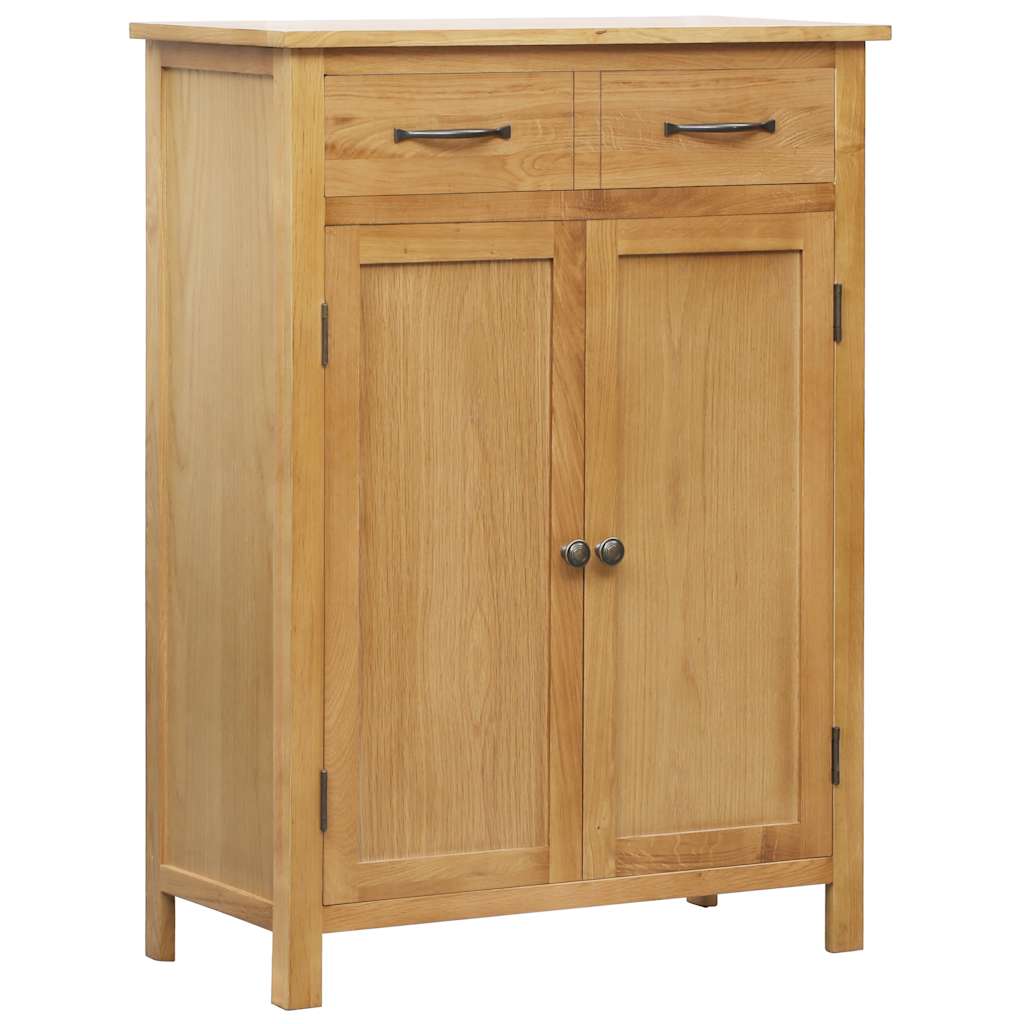 foto del prodotto scarpiera 76x37x105 cm in legno massello di rovere cod mxl 50545