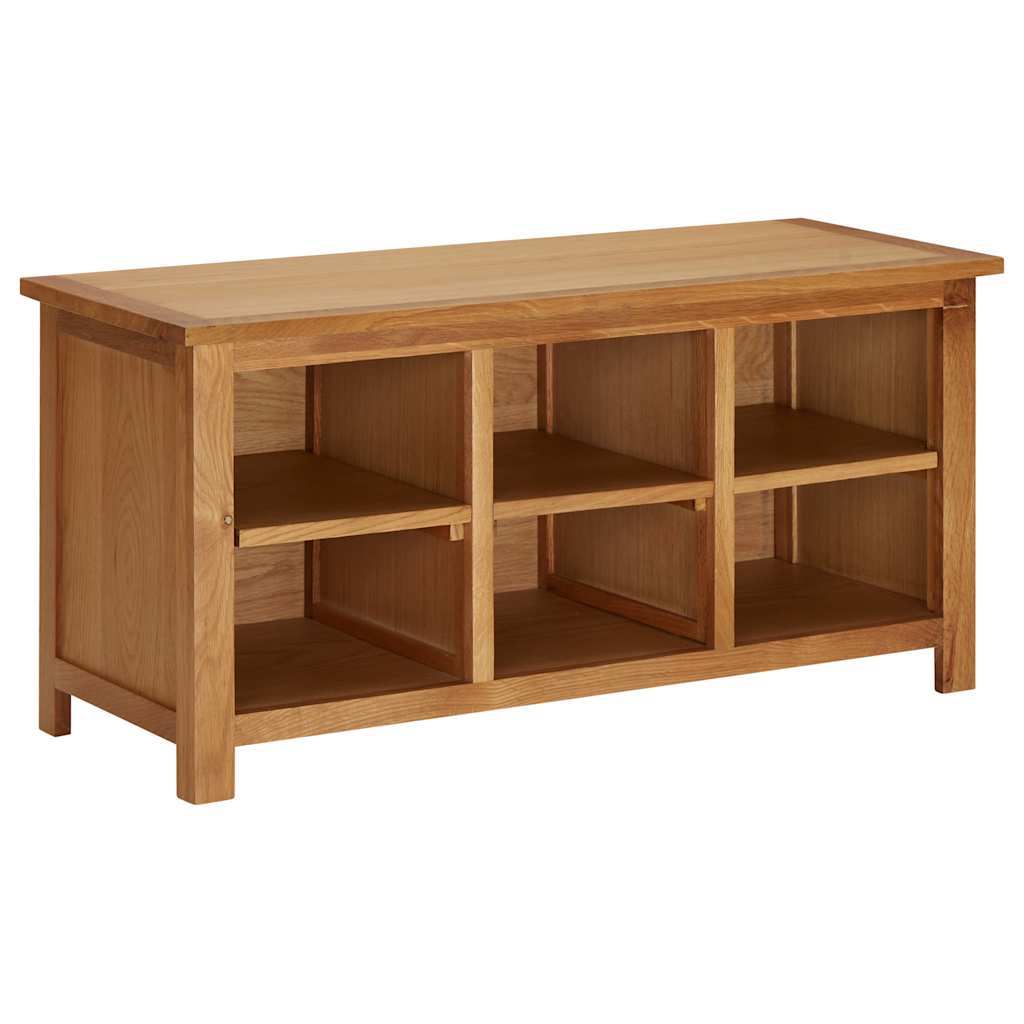 foto del prodotto scarpiera 90x37x45 cm in legno massello di rovere cod mxl 76357