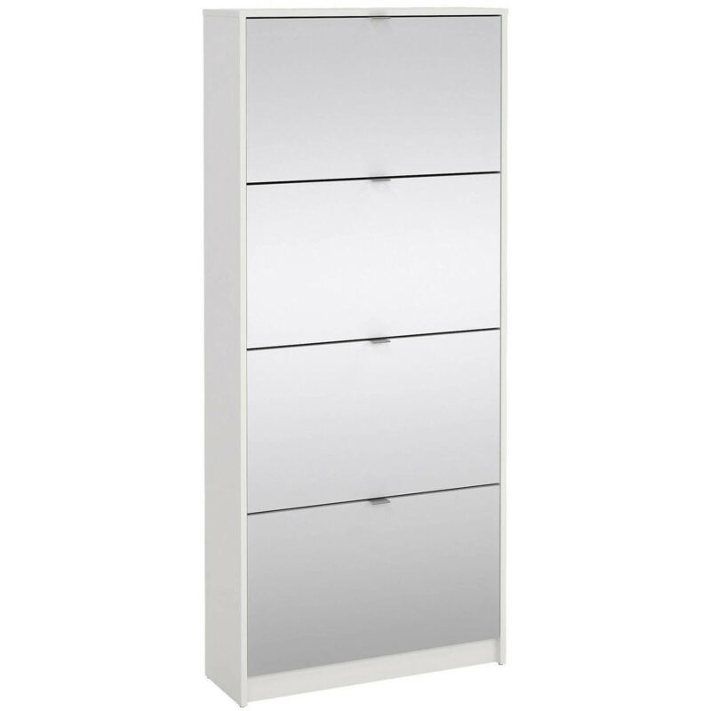 foto del prodotto scarpiera aepytus, mobile portascarpe, armadio da ingresso multiuso, mobiletto per calzature, 70x24 h162 cm, bianco dmora