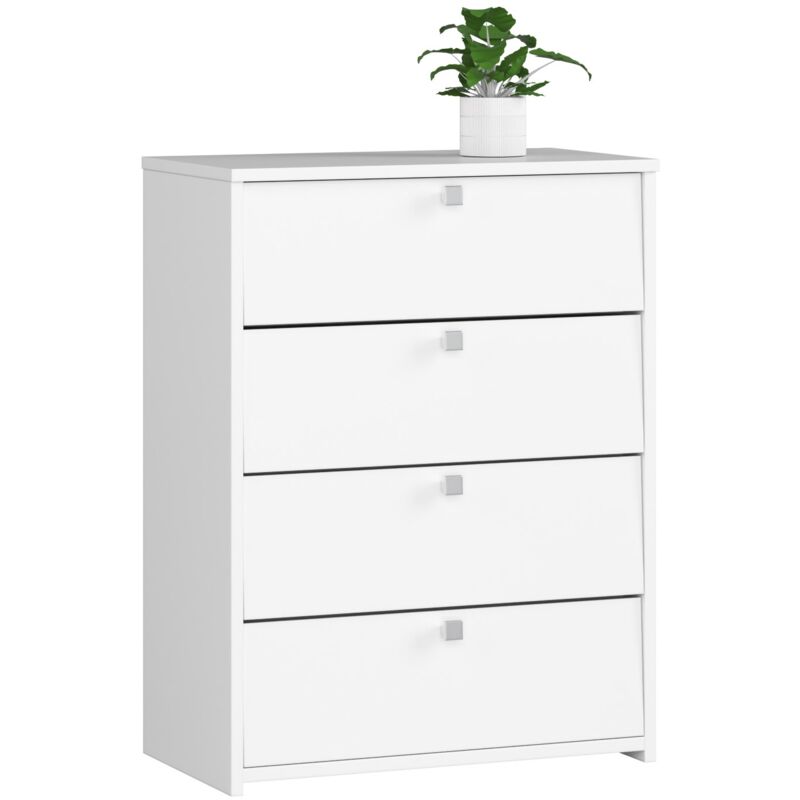 foto del prodotto scarpiera akord rubin bianco 66 cm 4 ante 66x36x85 cm