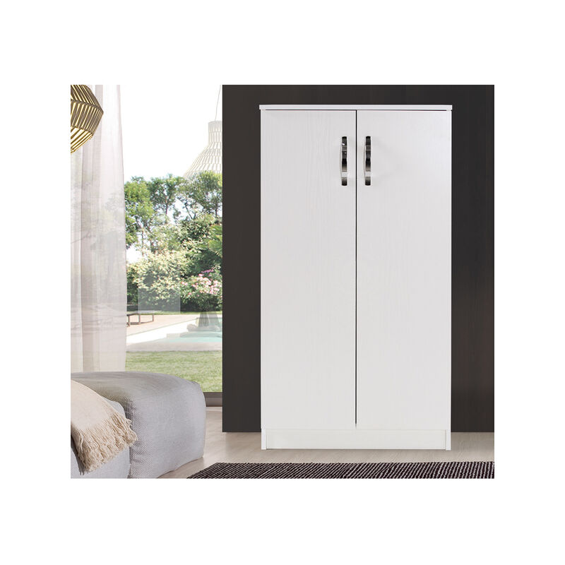 foto del prodotto scarpiera azur line gabriella bianco frassino 130 x 71 x 38 cm