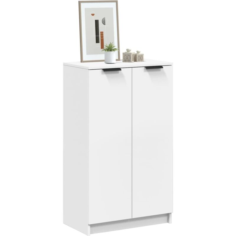 foto del prodotto scarpiera bianca 59x35x100,5 cm in legno multistrato vidaxl