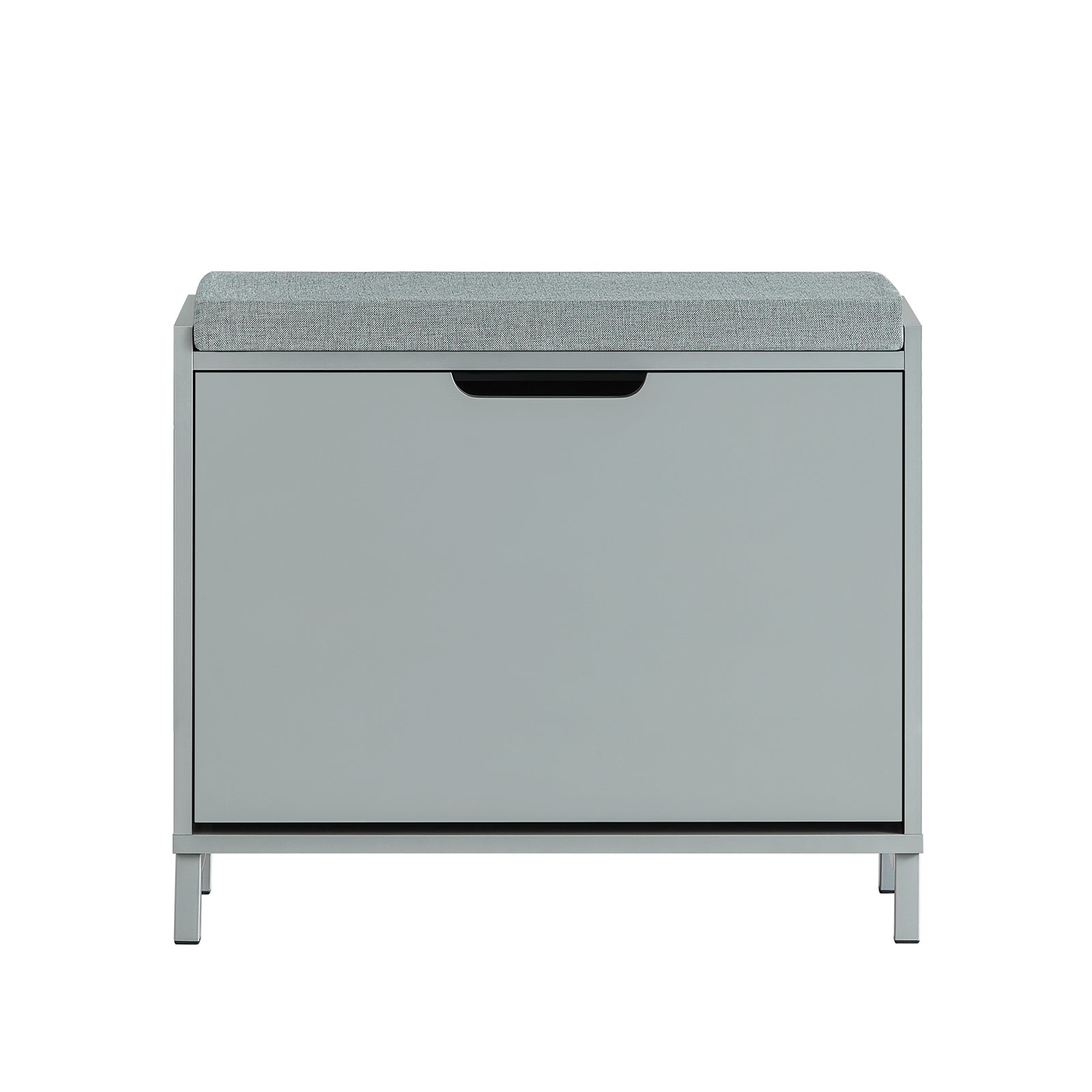 foto del prodotto scarpiera con 1 ribalte scarpiera con 2 ripiani scarpiera portascarpe salvaspazio regolabili grigio l60xp24xa52 cm fsr151 k hg sobuy