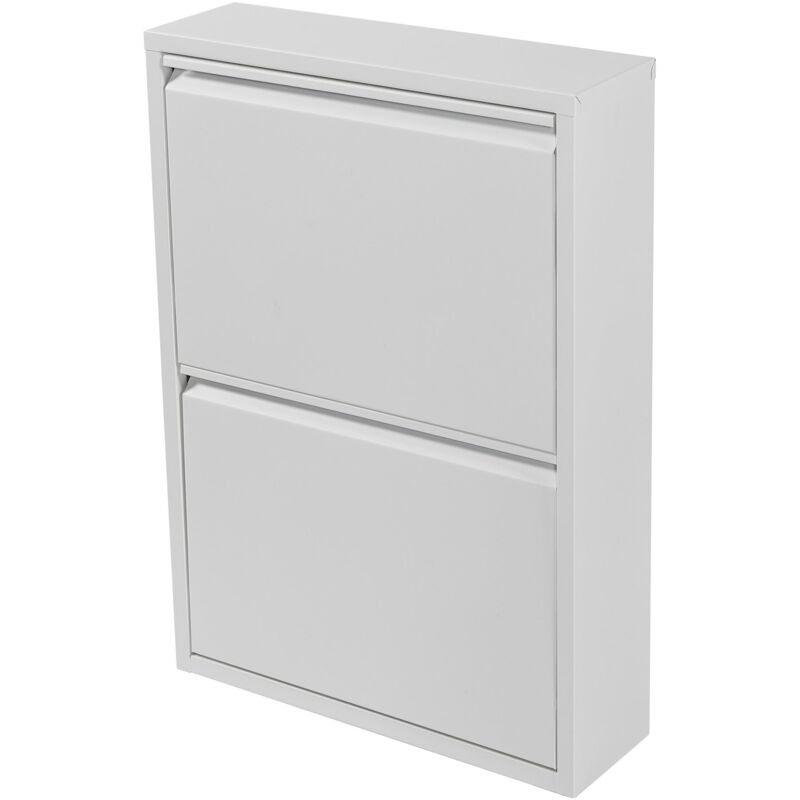 immagine 0 del prodotto scarpiera con 2 cassetti basculanti bianco 030008830