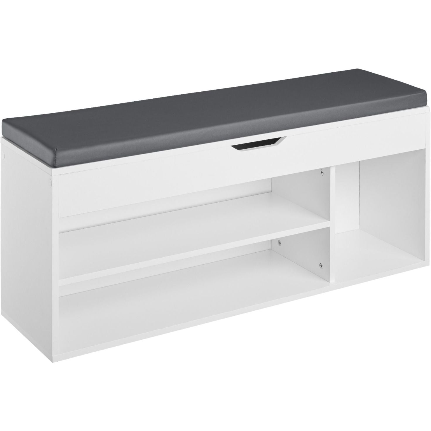 foto del prodotto scarpiera con cuscino seduta 104 cm bianco 08 0000259