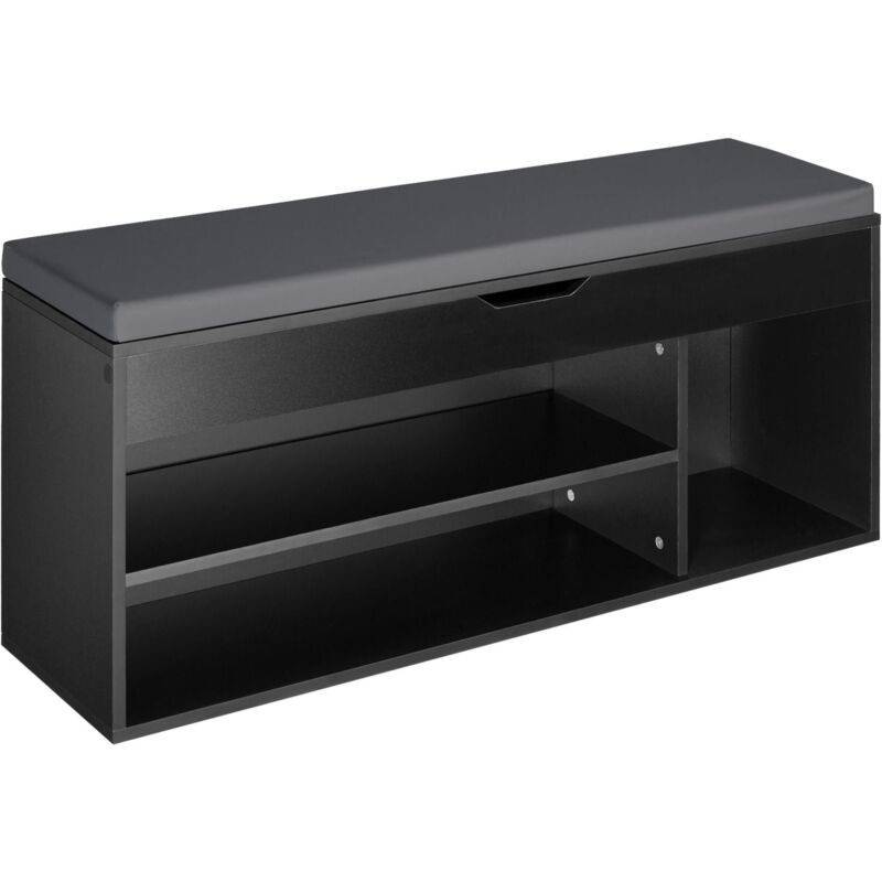 foto del prodotto scarpiera con cuscino seduta 104 cm nero 080000260
