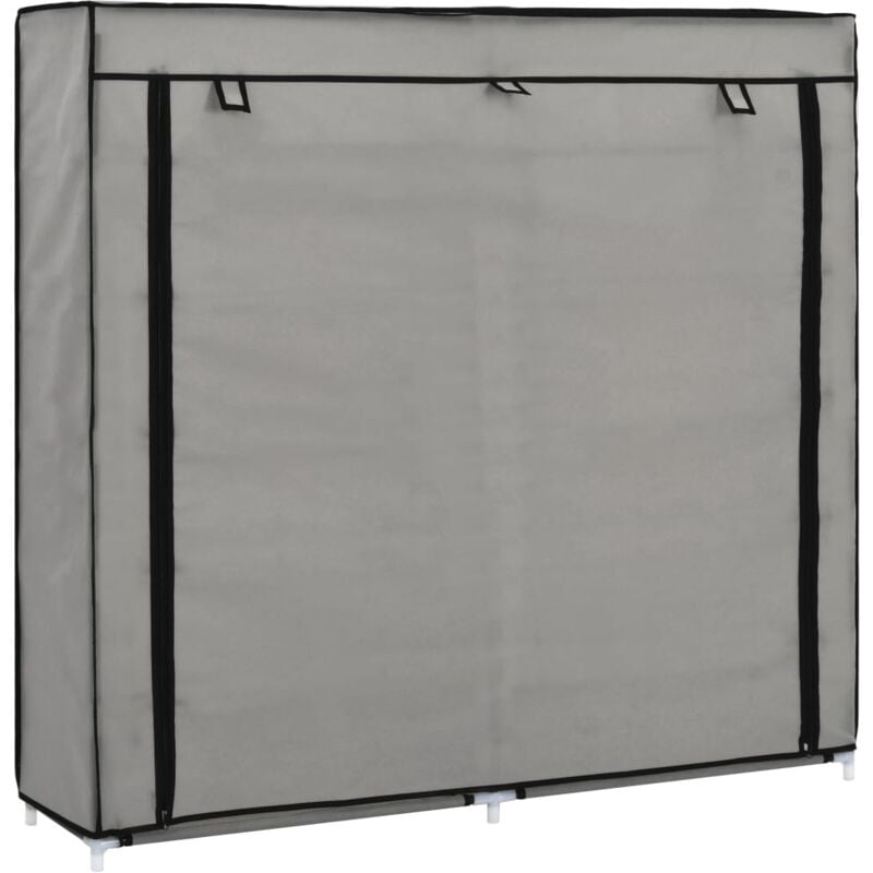 foto del prodotto scarpiera coperta grigia 115x28x110 cm in tessuto vidaxl