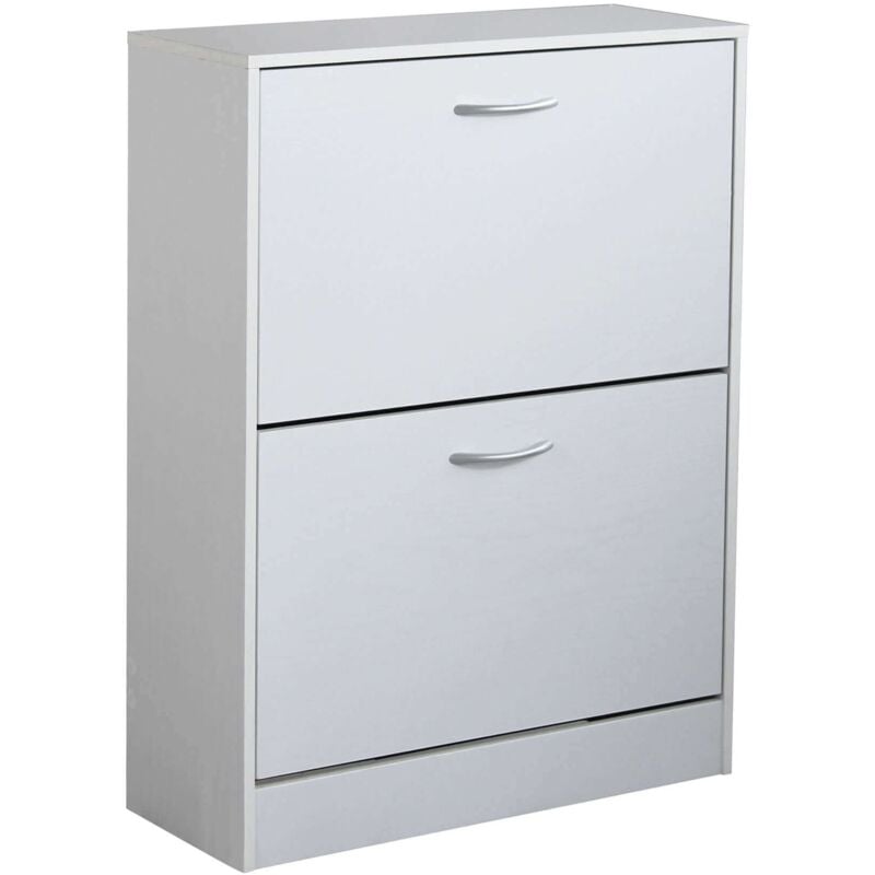 foto del prodotto scarpiera da interno a 2 ante in legno cristel darkgrey