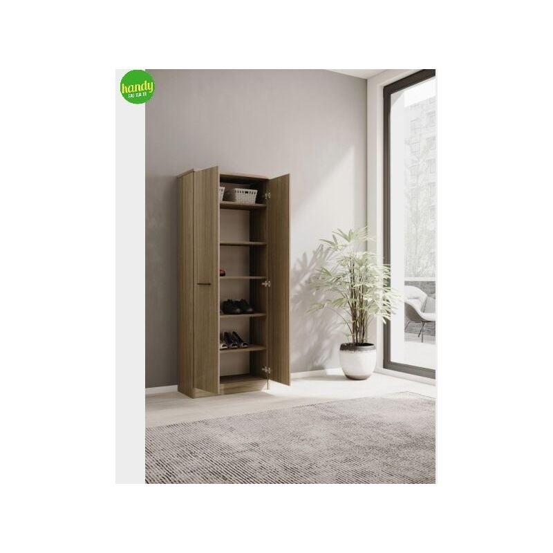 foto del prodotto scarpiera gabriella handy 180 noce naturale