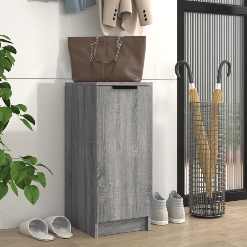foto del prodotto scarpiera grigio sonoma 30x35x70 cm in legno multistrato vidaxl