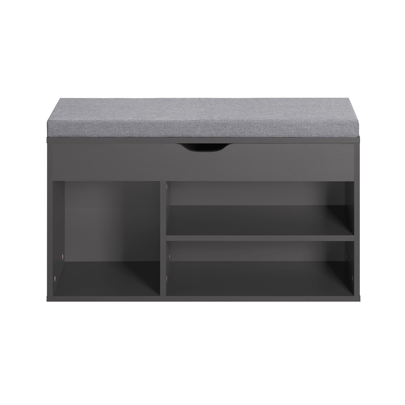 foto del prodotto scarpiera panca scarpiera portascarpe grigio con seduta fsr45 dg sobuy