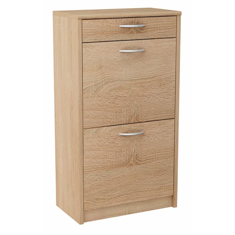 foto del prodotto scarpiera per calzature 2d1s sonoma oak con cassetto