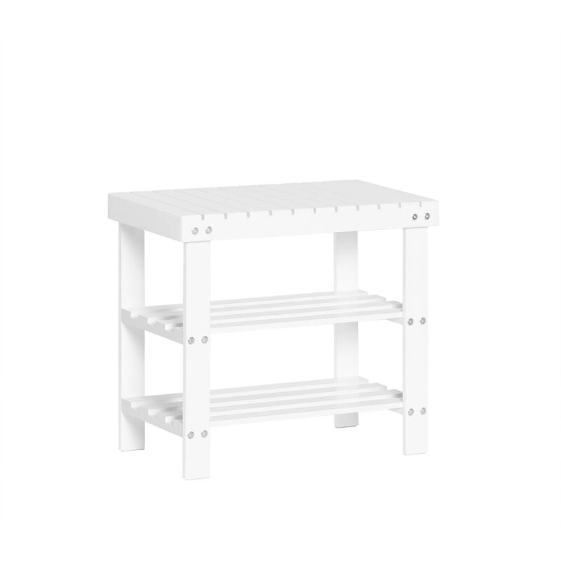 foto del prodotto scarpiera, portascarpe, panca da bagno, bianco, fsr02 k w sobuy