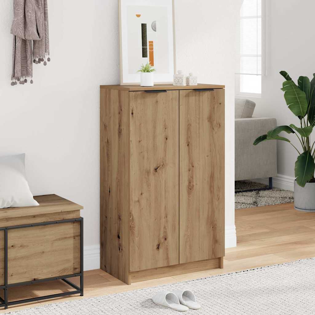 foto del prodotto scarpiera rovere artigianale 59x35x100,5 cm in truciolato