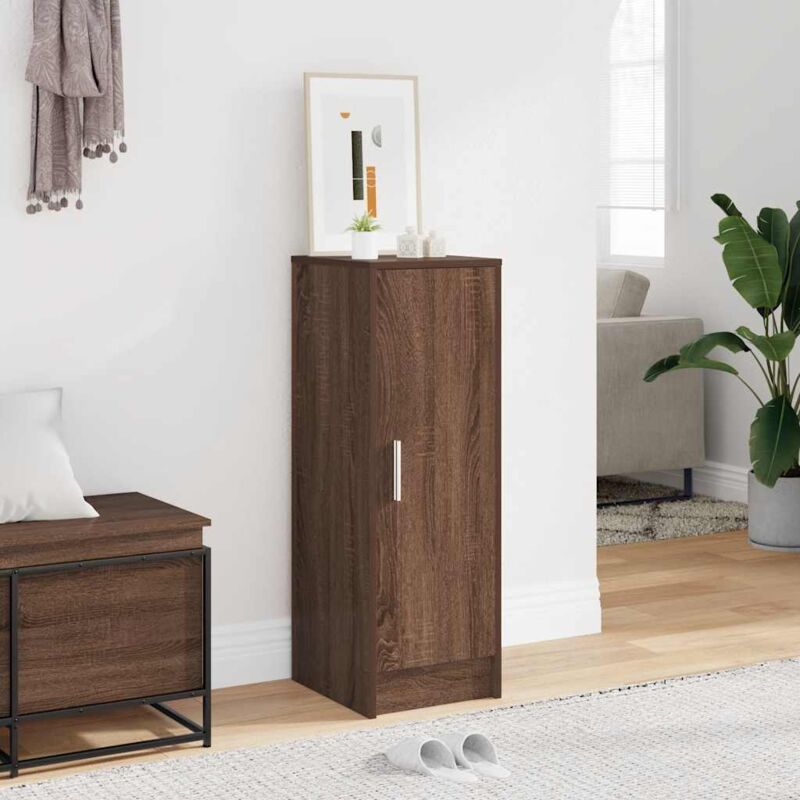 foto del prodotto scarpiera rovere marrone 32x35x92 cm in legno multistrato - vidaxl