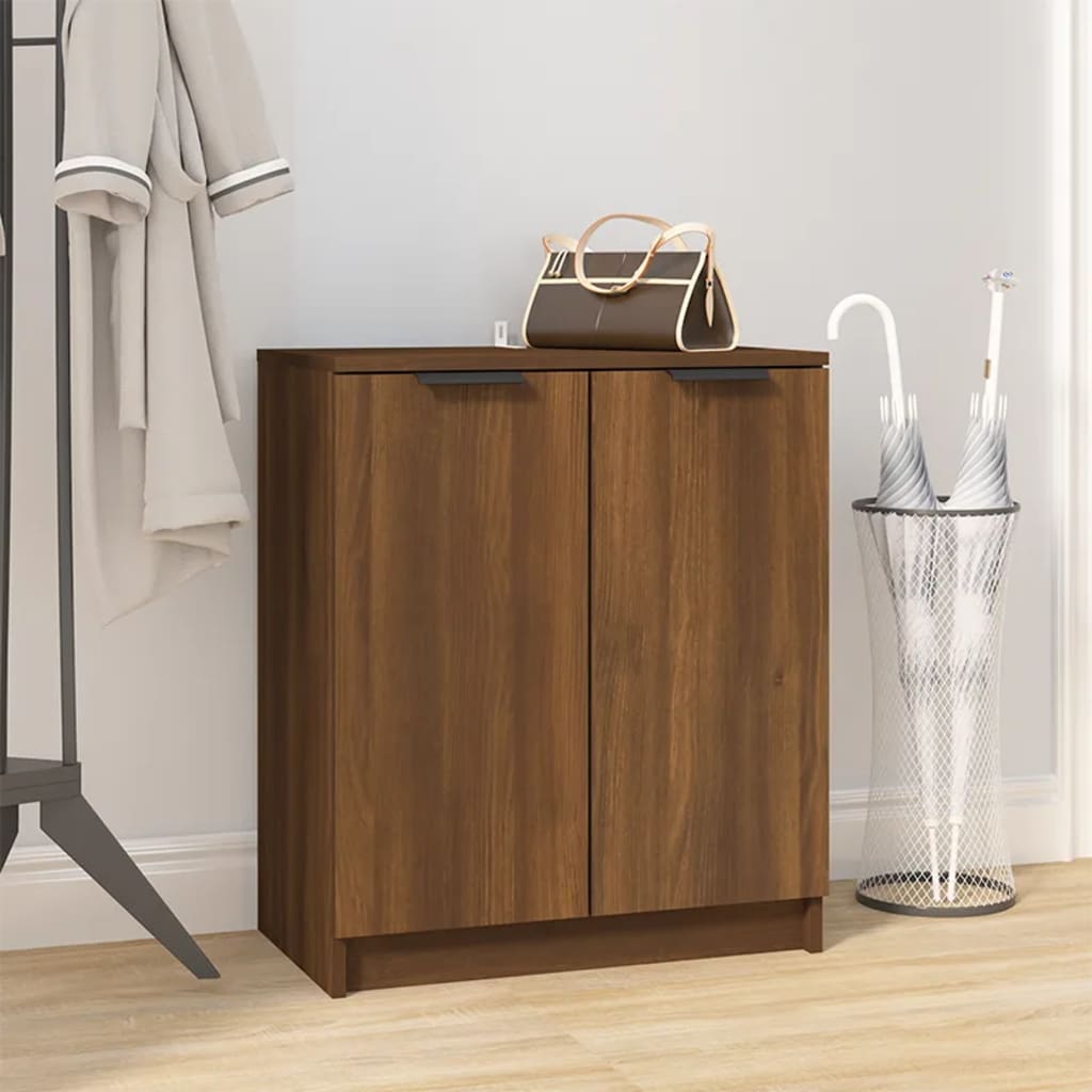 foto del prodotto scarpiera rovere marrone 59x35x70 cm in legno multistrato vidaxl