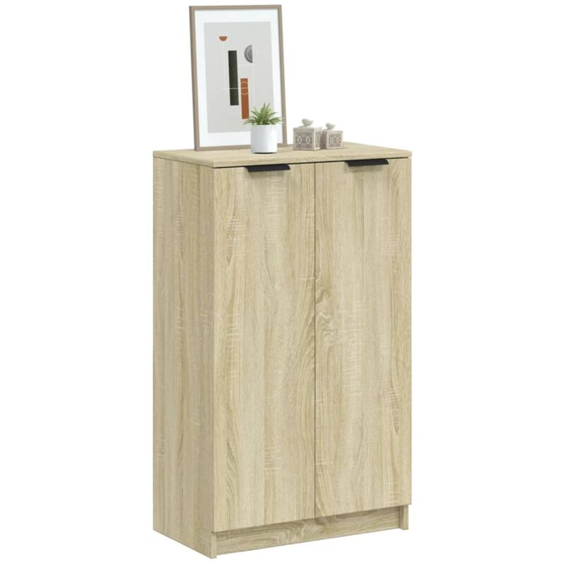 foto del prodotto scarpiera rovere sonoma 59x35x100,5 cm in legno multistrato - vidaxl