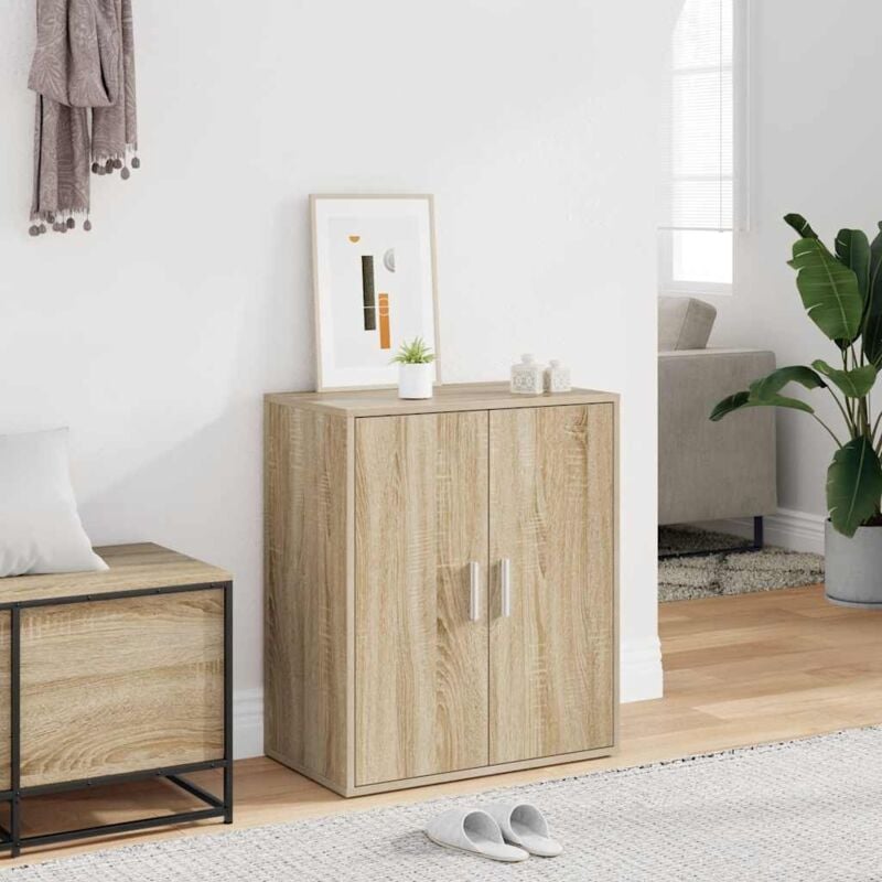 foto del prodotto scarpiera rovere sonoma 60x35x70 cm in truciolato vidaxl