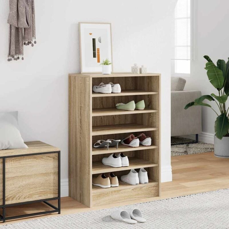 foto del prodotto scarpiera rovere sonoma 60x35x92 cm in truciolato vidaxl