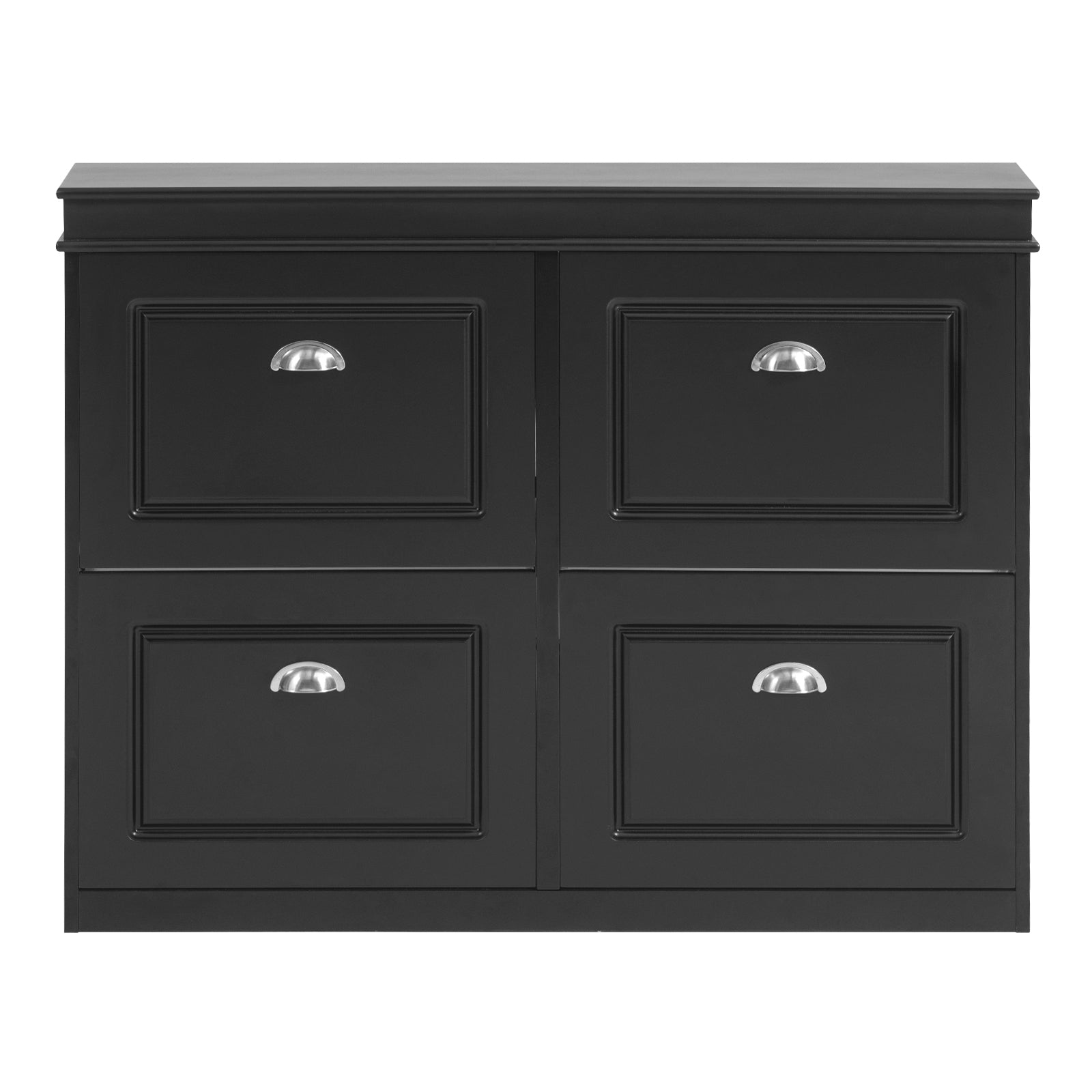 foto del prodotto scarpiera salvaspazio slim mobili per scarpe serie scarpiere 105x24x83cm nero fsr79-sch
