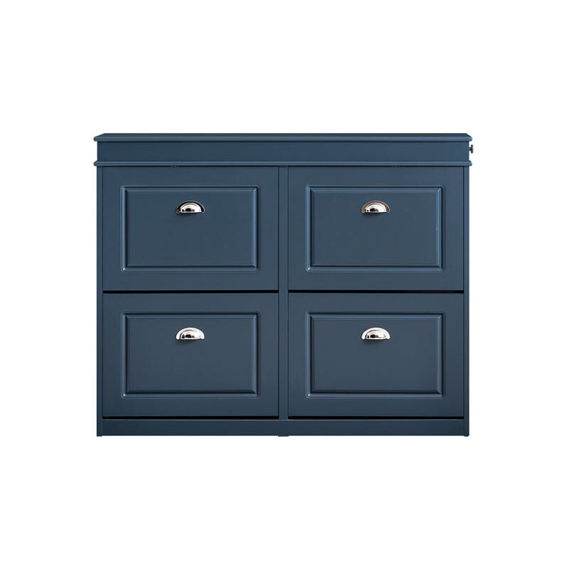 foto del prodotto scarpiera salvaspazio slim, portascarpe salvaspazio regolabili blu l104 p24 a83 cm fsr79 b