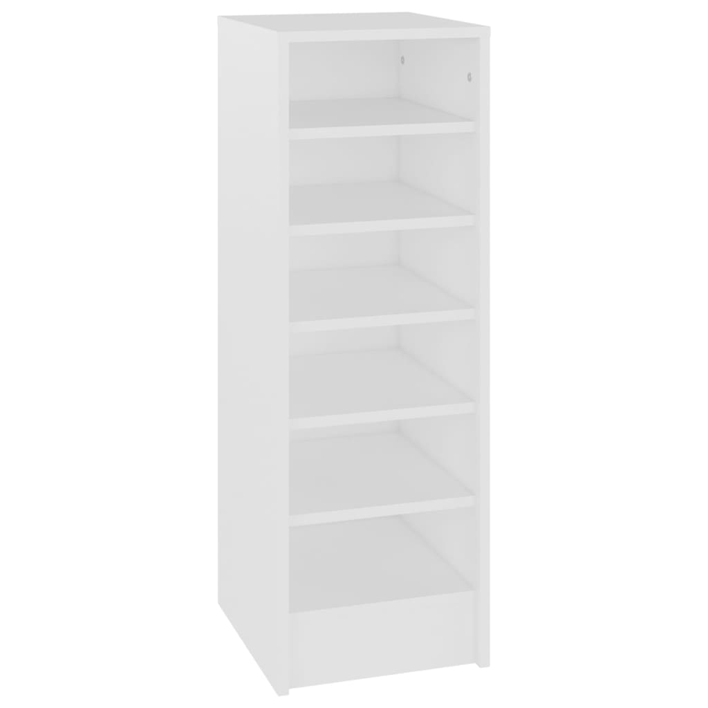 foto del prodotto scarpiera scarpiera mobile portaoggetti ingresso corridoio soggiorno 31,5 x 35 x 90 cm legno composito bianco 02 0021451